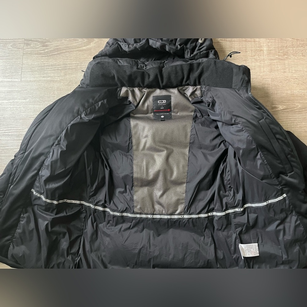 Center Pole Women’s Goose Down Padding Jacket Black Size S - Picture 5 of 16
